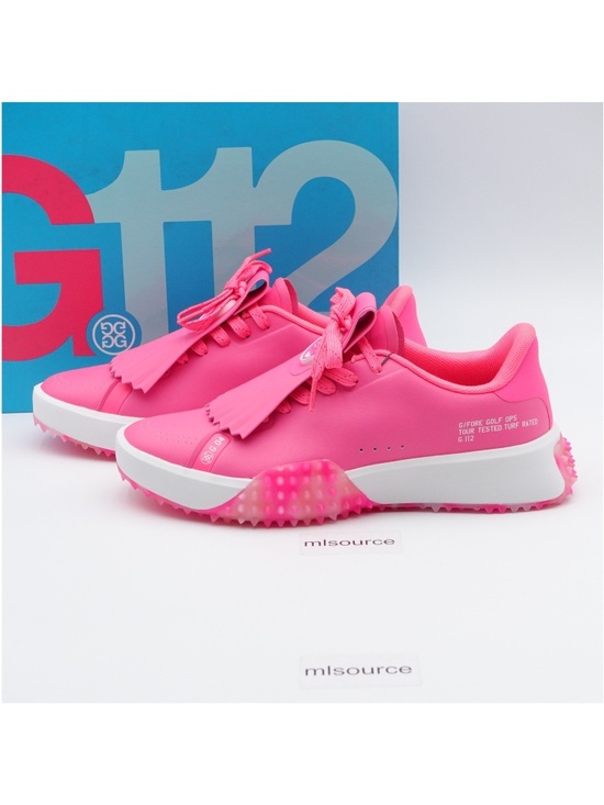 G/FORE Shoes - NEW Size 8.5 Women's G/FORE G.112 Camo Sole Kiltie Golf Shoes GLF000041-KOP Pink